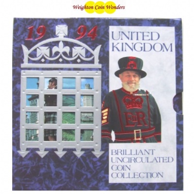 1994 Brilliant Uncirculated Coin Set - Click Image to Close